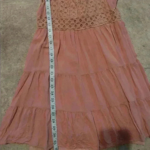 Entro Sz Large Faiirycore Eyelet Lace Top Ruffle Bottom Dress - Picture 8 of 8